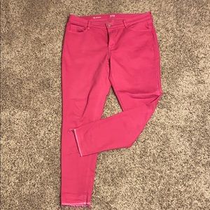 Ladies pink jeggings
